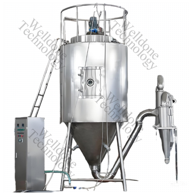 উচ্চ দক্ষতা SUS316L শিল্প স্প্রে ড্রায়ার মেশিন 70% শুকানোর দক্ষতা এবং বিস্ফোরণ প্রতিরোধের সঙ্গে
