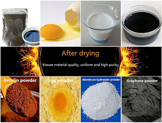 এলপিজি-৫ ল্যাব মিনি নিম্ন তাপমাত্রার ভ্যাকুয়াম স্প্রে ড্রায়ার যার ধারণক্ষমতা ৫ লিট এবং তাপমাত্রা নিয়ন্ত্রণ ৩০ থেকে ৩০০ ডিগ্রি সেলসিয়াস ১ কেজি/ঘন্টা বাষ্পীভবন