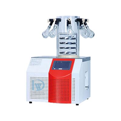 220V 1Kw SUS304 স্বয়ংক্রিয় ল্যাবরেটরি ফ্রিজ ড্রায়ার খাদ্য প্রক্রিয়াকরণের জন্য ভ্যাকুয়াম শুকানোর মেশিন