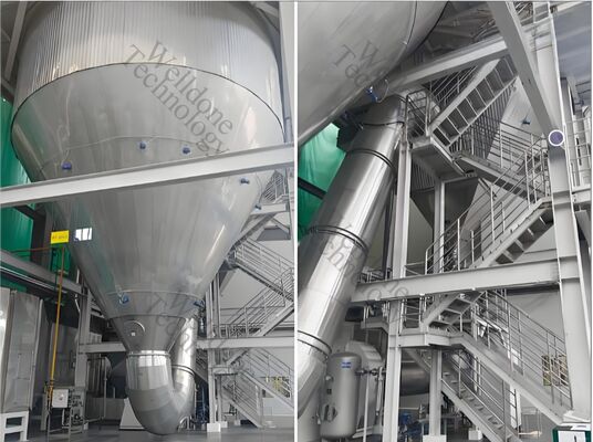 এনার্জি সেভিং হুই প্রোটিন পাউডার মেকিং মেশিন মিল্ক ইলেকট্রিক স্প্রে শুকানোর মেশিন