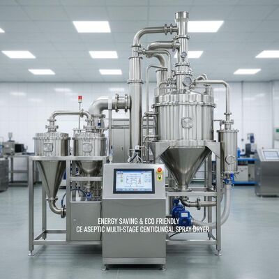 এনার্জি সেভিং এবং এনভায়রনমেন্টাল ফ্রেন্ডলি সিই অ্যাসেপটিক মাল্টি স্টেজ সেন্ট্রিফিউগাল স্প্রে ড্রায়ার