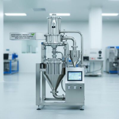 পরিবেশ বান্ধব এবং খাদ্য স্তরের উচ্চ গতির অ্যাটোমাইজার স্প্রে শুকানোর মেশিন