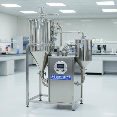 উচ্চ দক্ষতা এবং কাস্টমাইজড তৈরি এলপিজি মিনি স্প্রে ড্রায়ার শুকানোর মেশিন